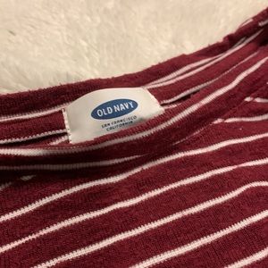 Striped long sleeve shirt